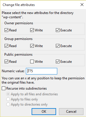 wordpress-change-file-permission