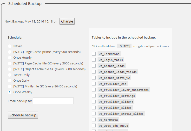 wordpress-database-backup-plugin