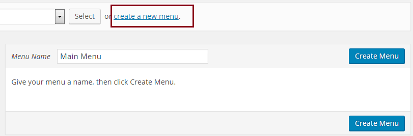 wordpress-create-menu