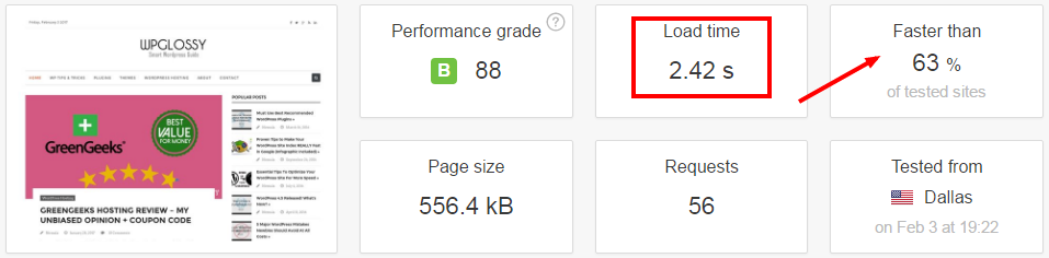 Speed Of InMotion Shared Hosting inmotion-shared-hosting-speed