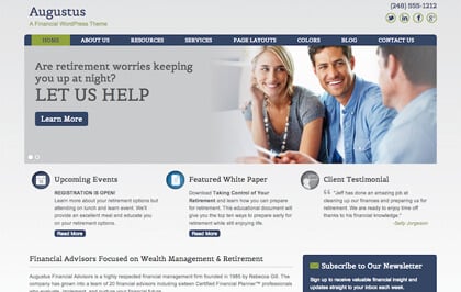 augustus genesis business theme