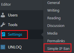 wordpress block ip