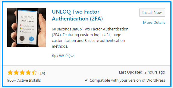 install unloq login verification 