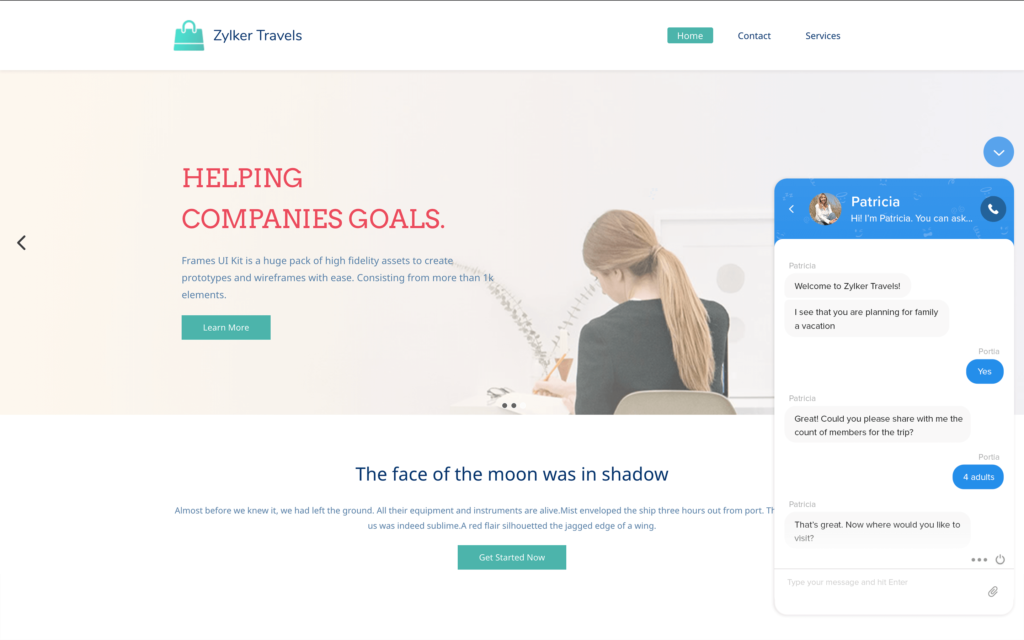 zoho-sales-widget