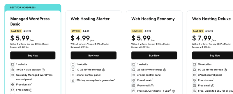godaddy-updated-pricing