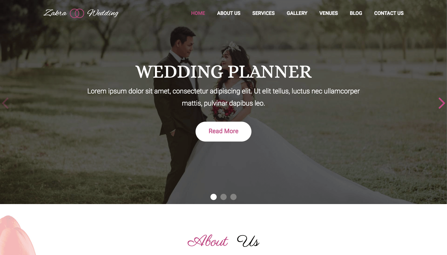 Zakra Matrimonial Theme WordPress