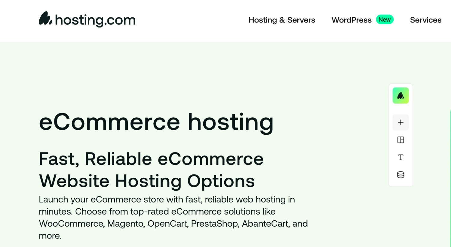 hosting.com ecommerce hosting