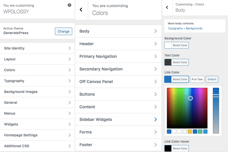 generatepress-customization