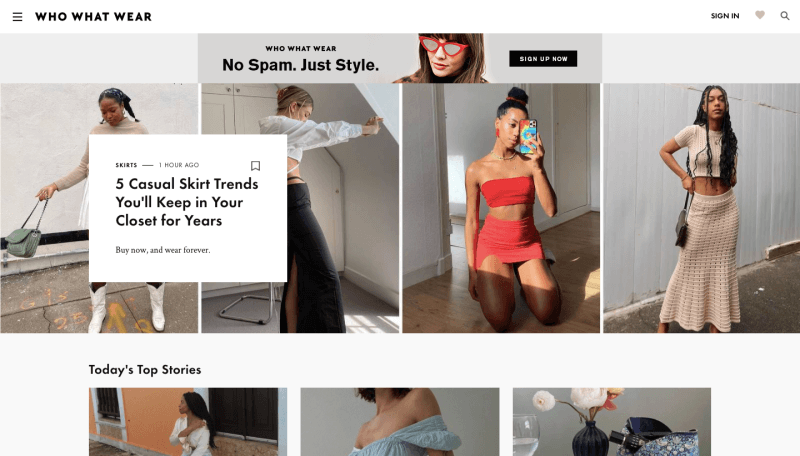 35 Trendiest Fashion Blog Examples in 2023 - 10Web