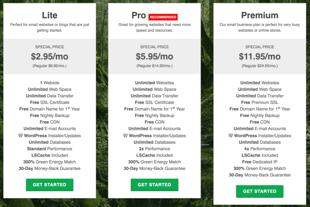 greengeeks-pricing 