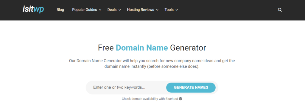 isitwp-domain-name-generator 