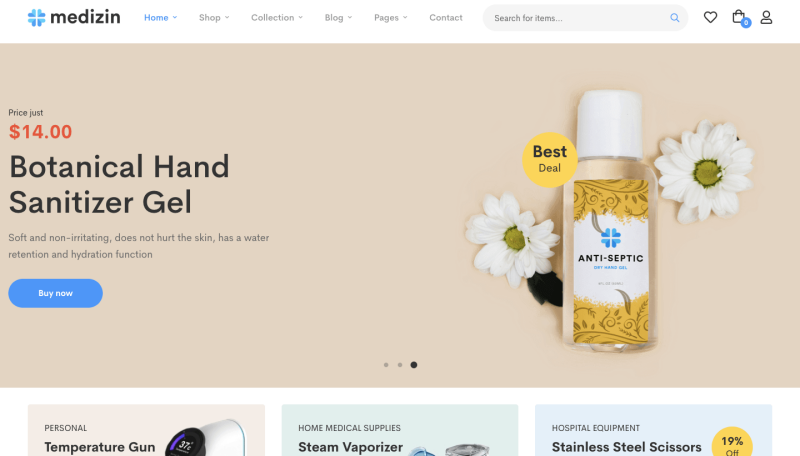 medizin-elementor-theme-for-ecommerce