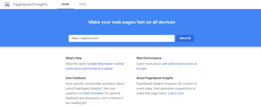 google-pagespeed-insights-render-blocking-test