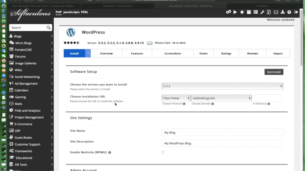 install-wordpress-fashion-site