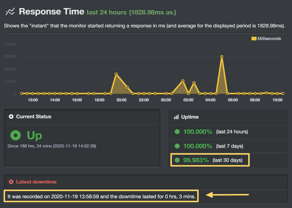 bluehost-uptime