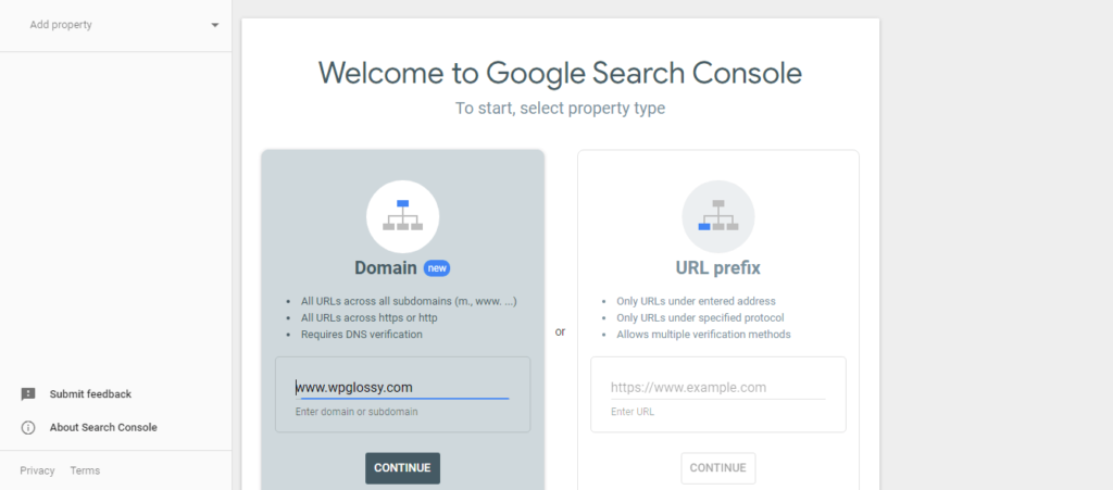 add-wordpress-search-console