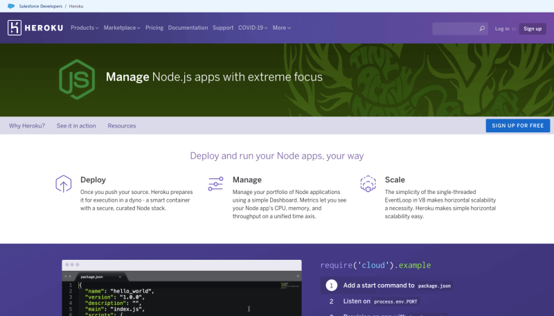 heroku-nodejs-hosting