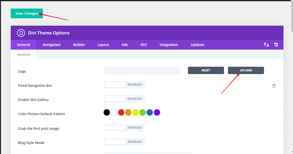 upload-logo-divi-theme