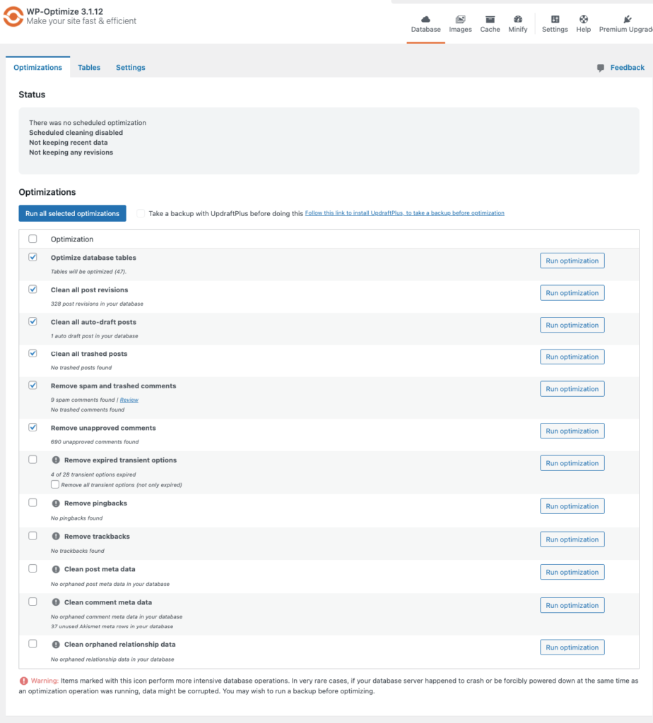 wp-optimize-reduce-cpu-usage