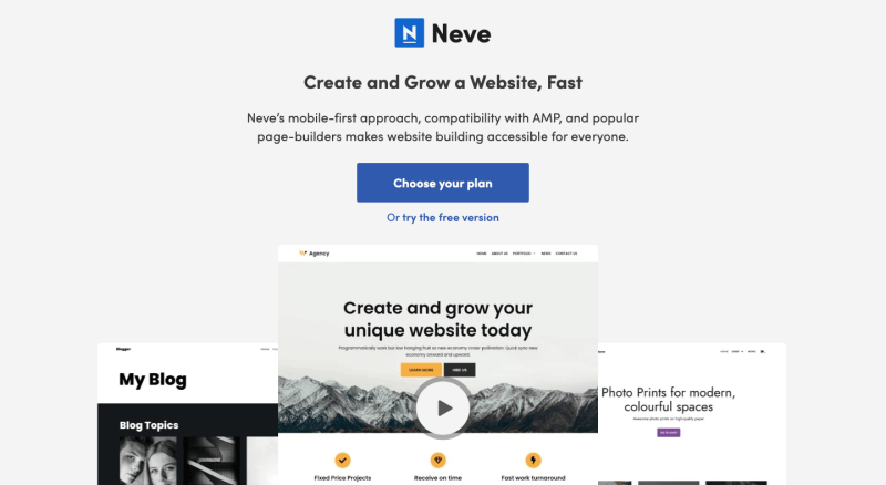 Neve-wordpress-theme