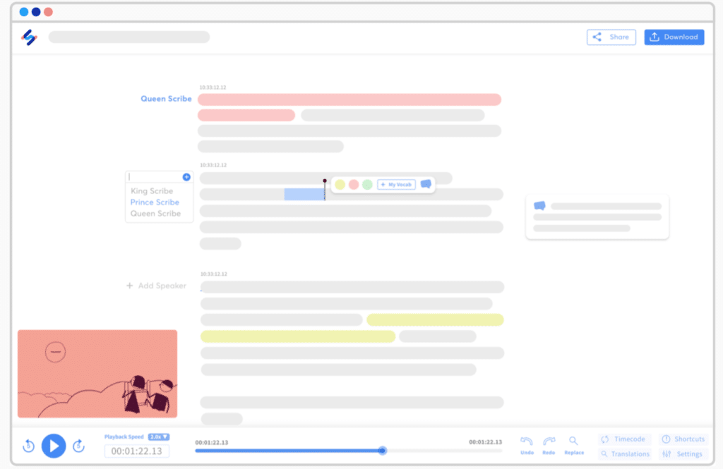 transcription-for-user-engagement