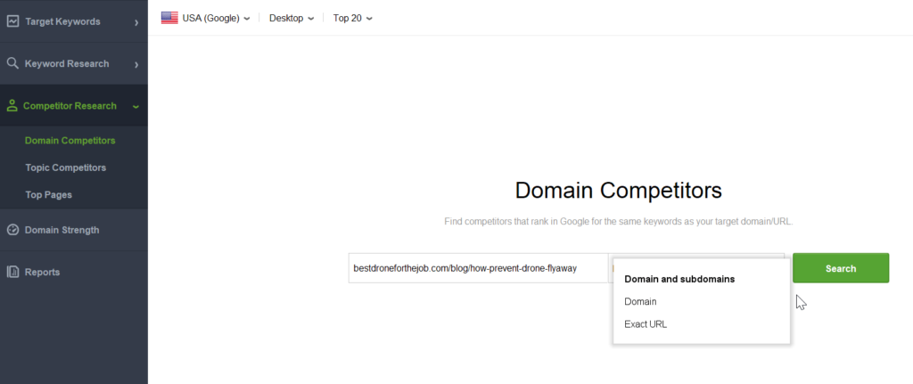 domain-conpetitors