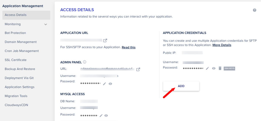 cloudways-sftp-creation