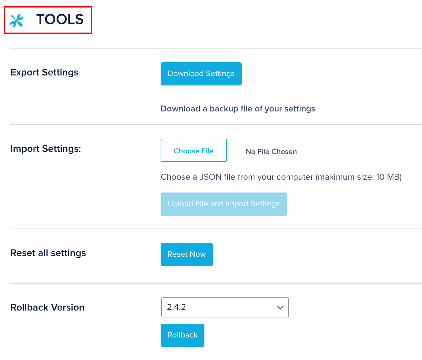 breeze-tools-settings