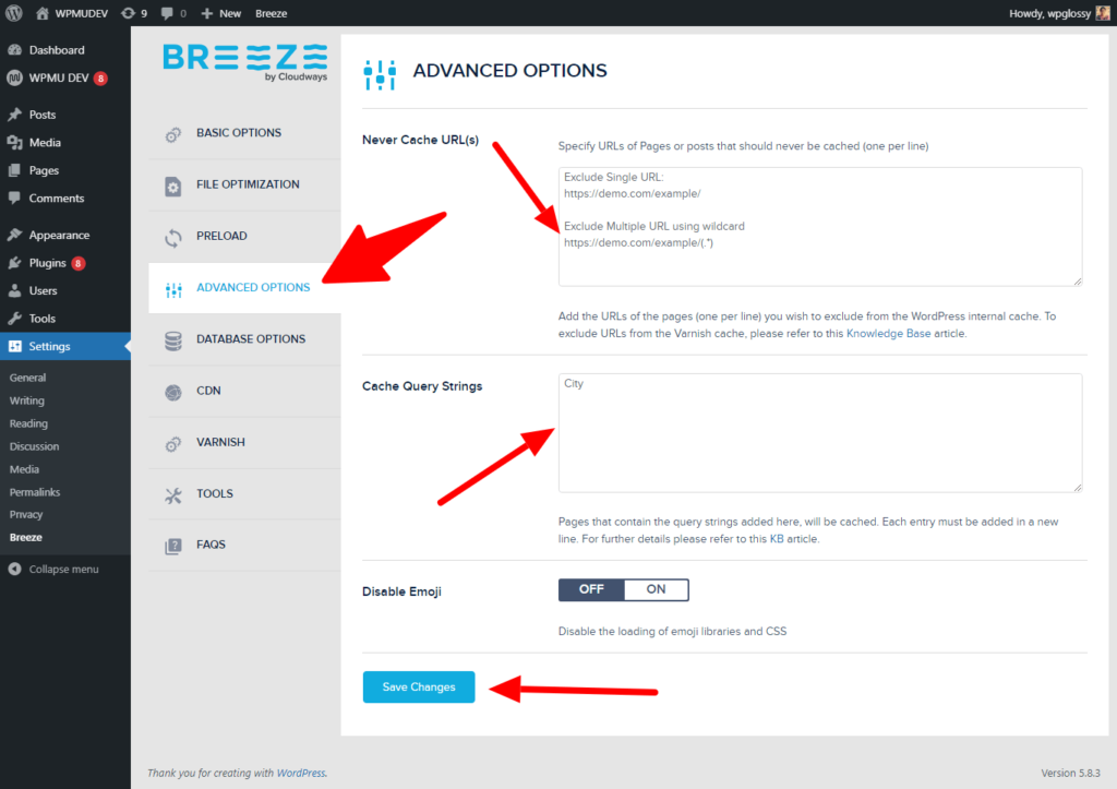 breeze-advanced-options