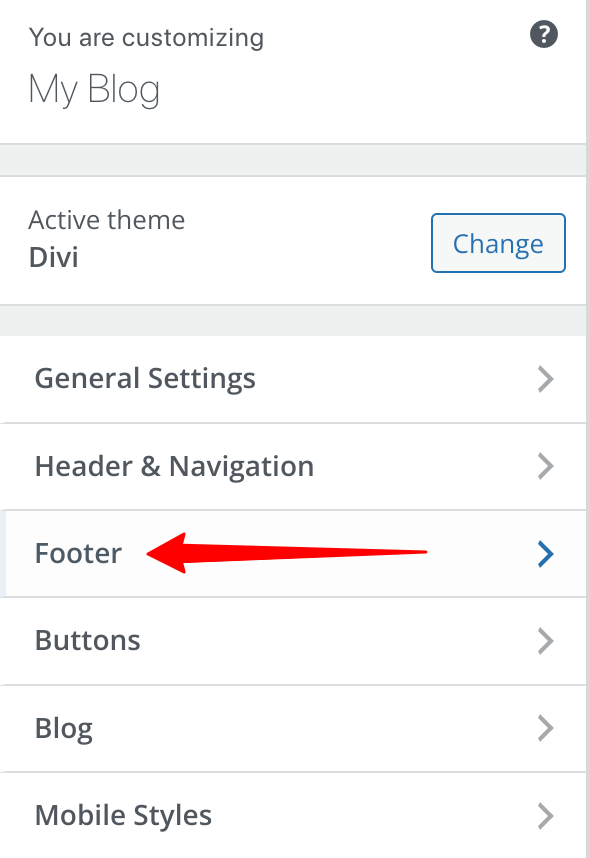 customize-divi-footer
