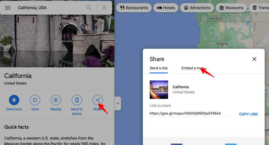 google-embed-map