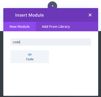 divi-code-module