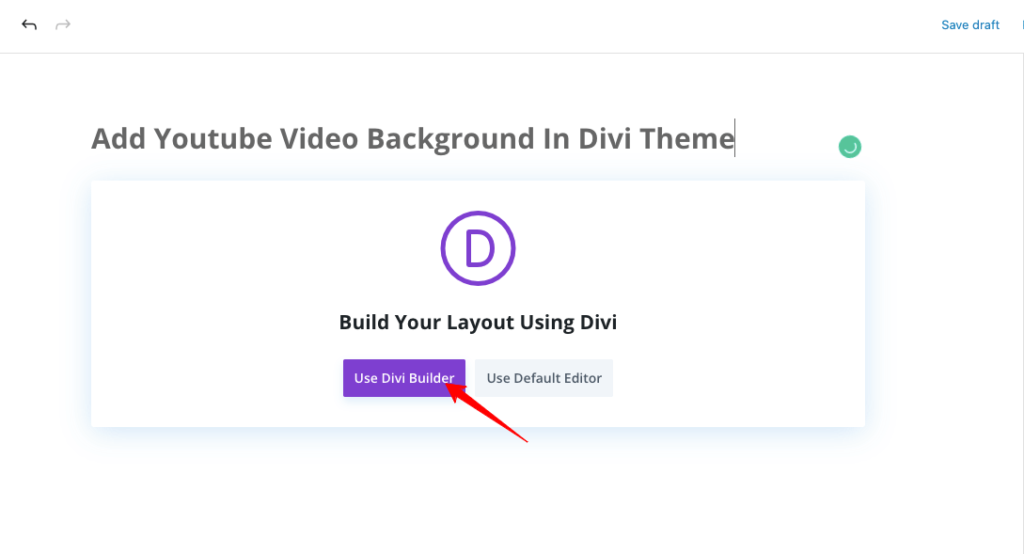 use-divi-builder