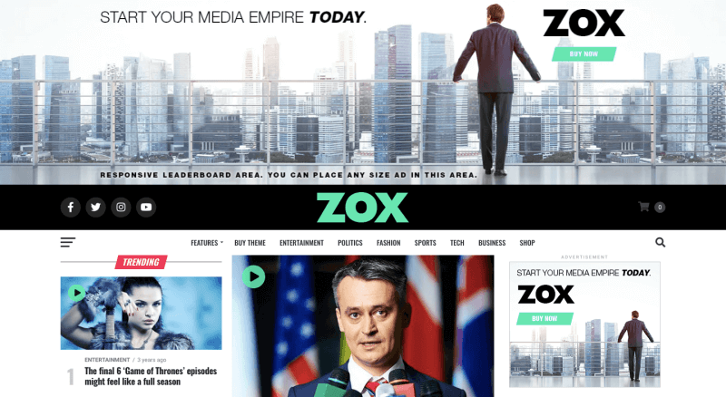 zox-magazine-theme