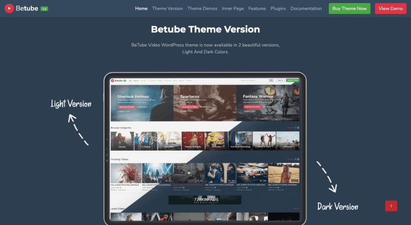 Betube-Video-WordPress-Theme