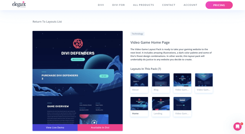 divi-gaming-theme