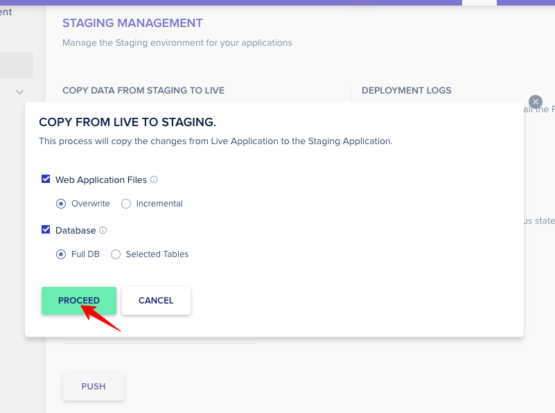 push-option-process