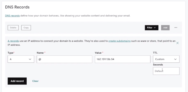 add-a-record-godaddy