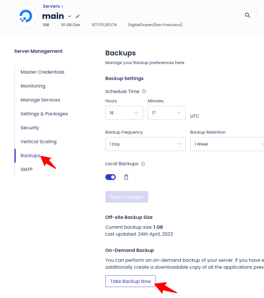 cloudways-main-server-backup