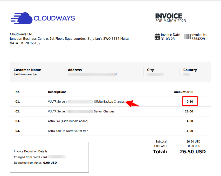 cloudways-backup-invoice