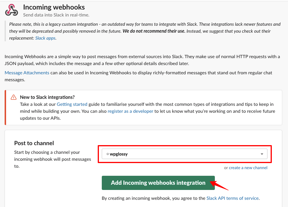 incoming-webhook-integration