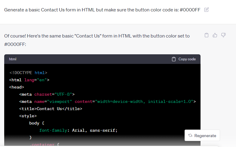 contact-us-form-code-chatgpt