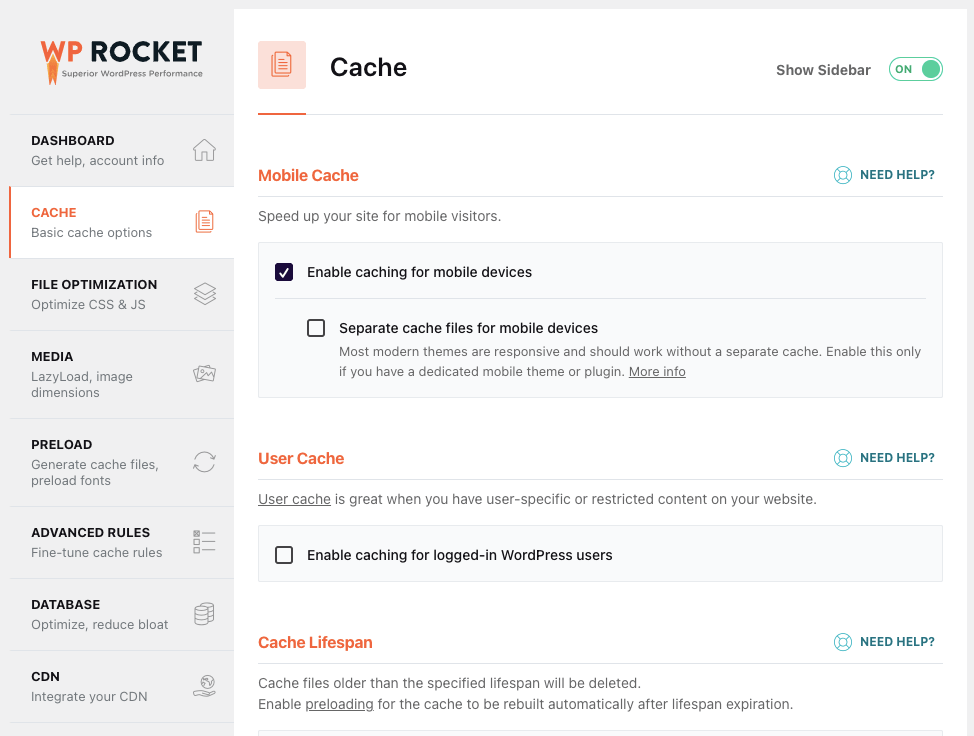 wprocket-cache-optimization