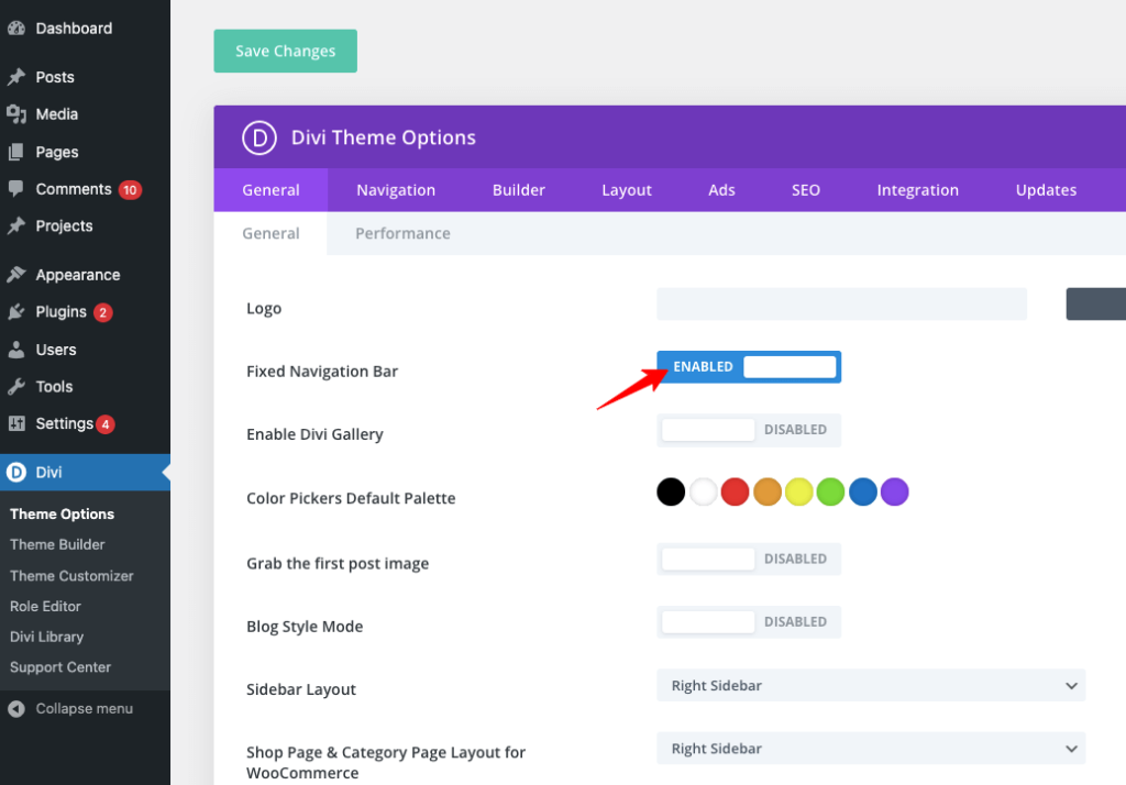 divi-fixed-navigation-menu