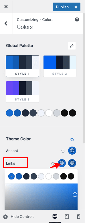 astra-theme-link-color-settings