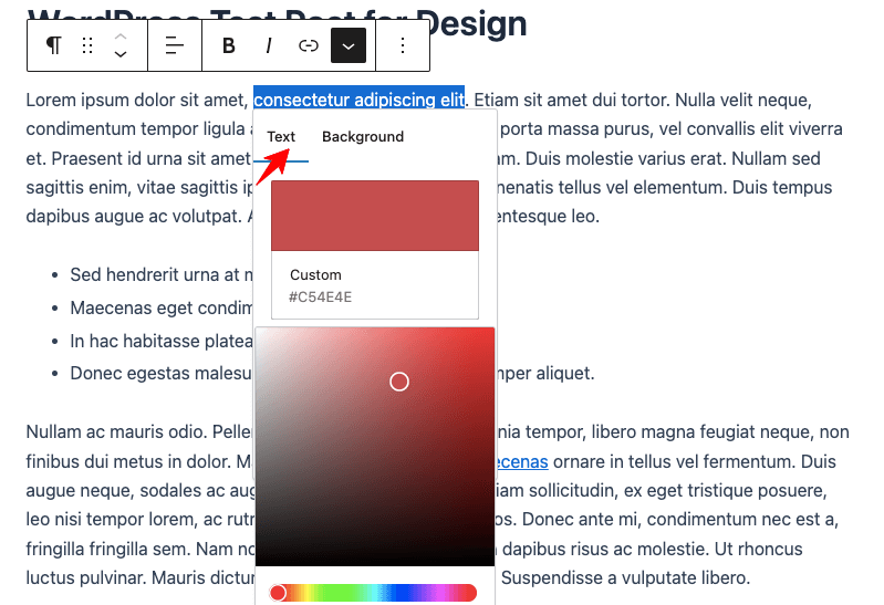 pick-font-color-gutenberg-editor
