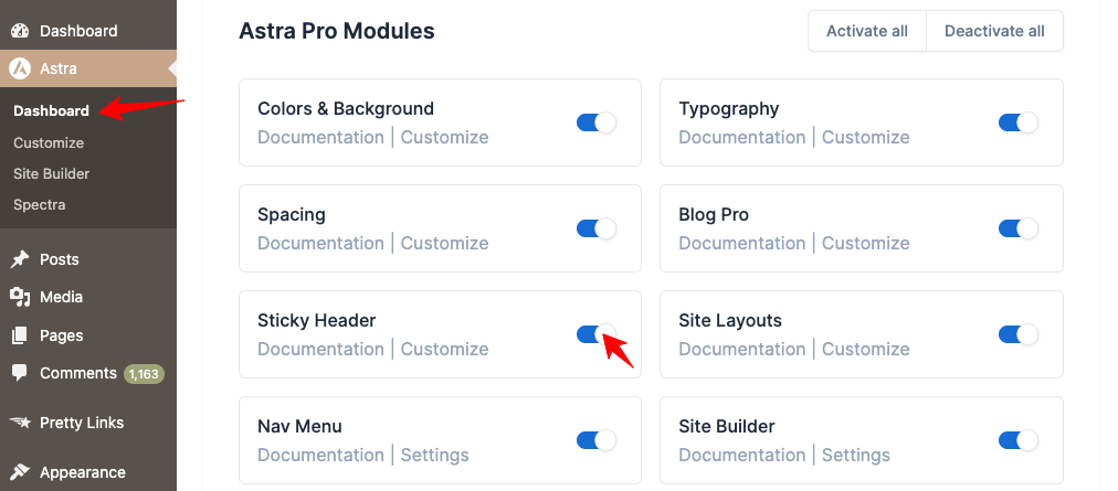 astra-dashboard-sticky-header