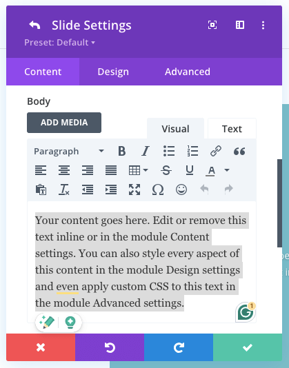 write-content-slide