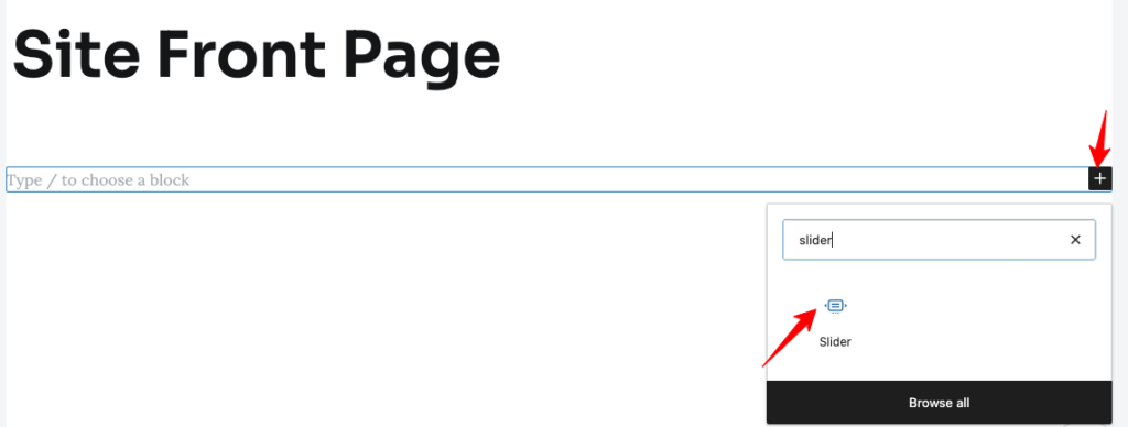 adding-text-based-slider-astra-theme