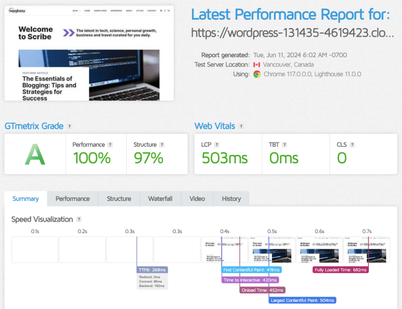 premium-generatepress-speed-score